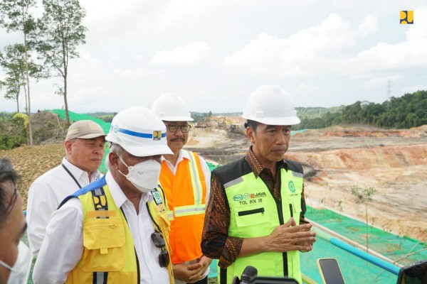 Jalan Tol Menuju Kawasan Inti Pusat Pemerintahan IKN Ditarget Rampung 2024