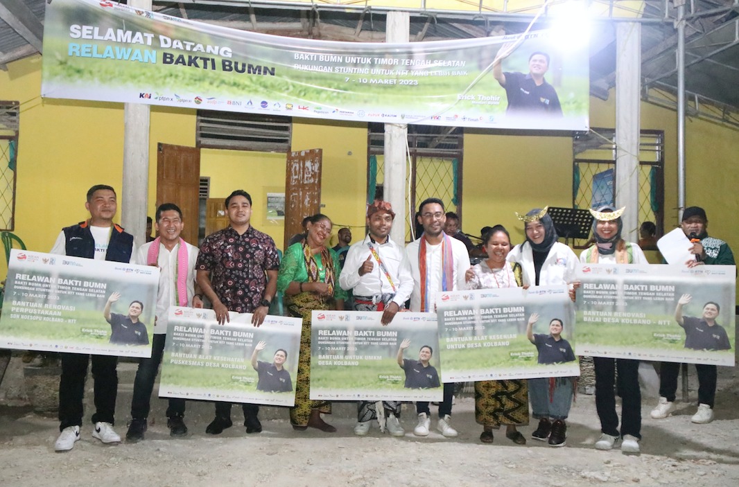 Bank BTN (BBTN) Gelontor Ratusan Juta Rupiah Bendung Stunting Desa Kolbano