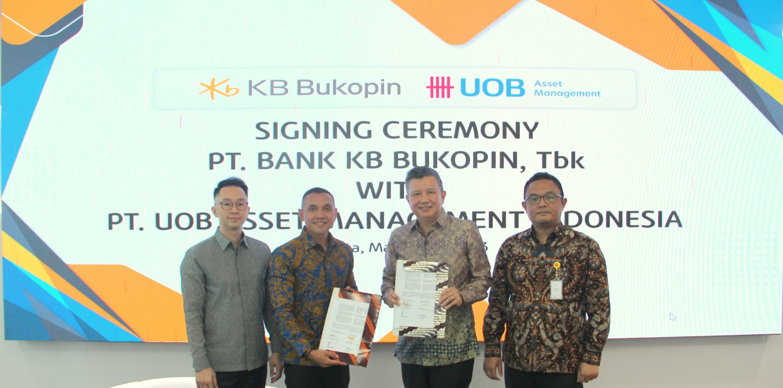 Dukung Investor Reksadana, Bank KB Bukopin Kerja Sama UOB Asset Management Indonesia