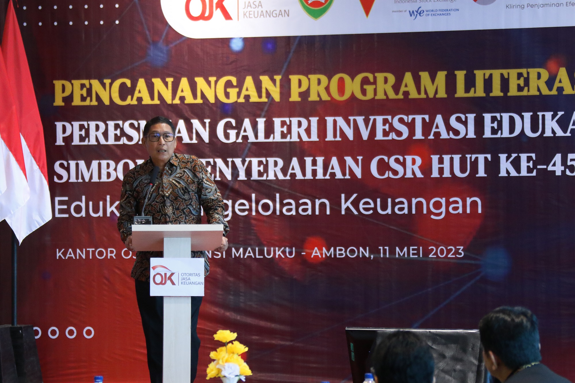 Sasar 1.000 Guru, OJK Perluas Literasi dan Inklusi Keuangan Di Wilayah Maluku