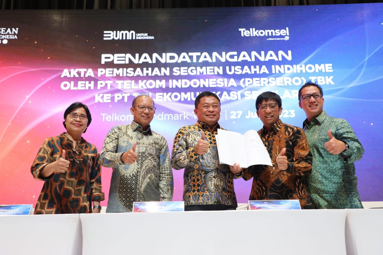 Percepat Konektivitas Digital Indonesia, Telkom Resmi Integrasikan IndiHome ke Telkomsel