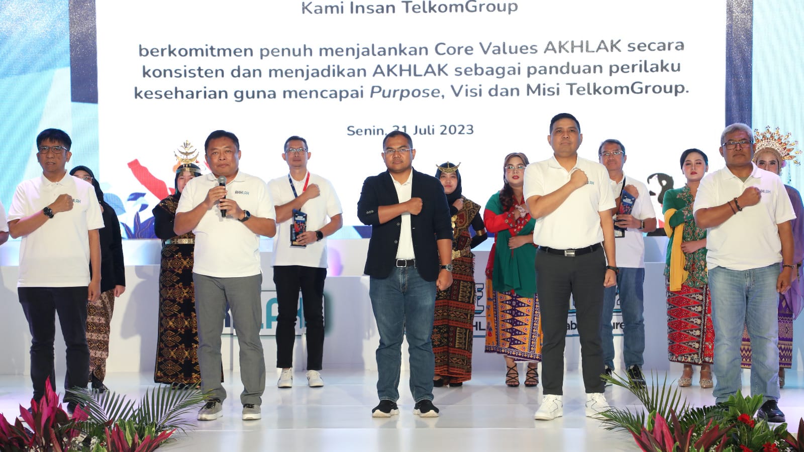 Telkom Sukses Selenggarakan AKHLAK Culture Festival TelkomGroup 2023