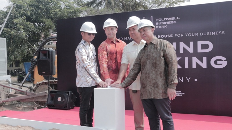 Triniti Land (TRIN) Groundbreaking Proyek Holdwell Business Park di Lampung