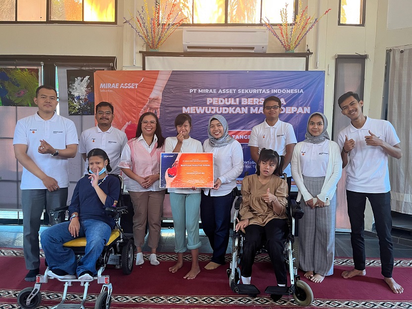 Dukung Masa Depan Anak Difabel, Mirae Asset Sumbang Prasarana Yayasan di Tangerang