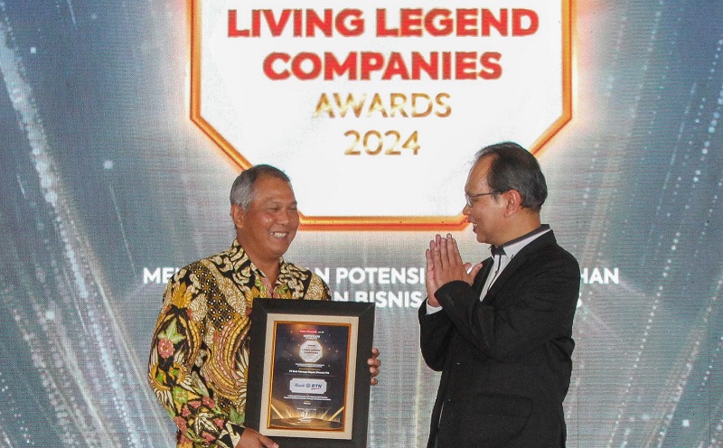 Bank BTN (BBTN) Raih Penghargaan Living Legend Company
