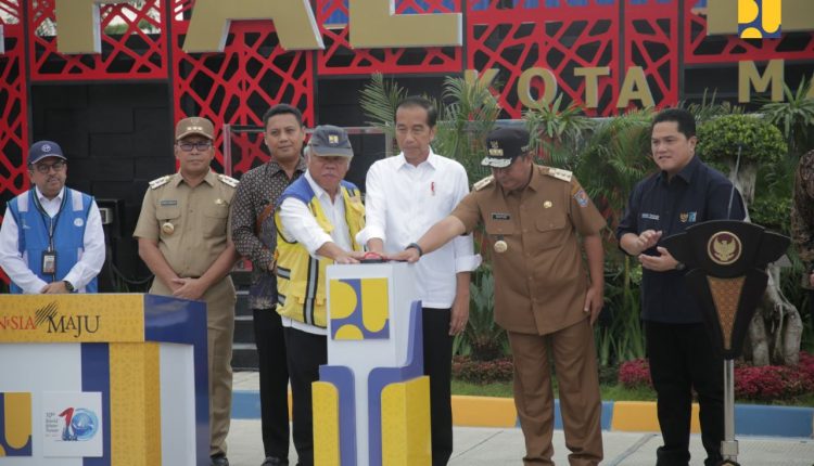 Presiden Resmikan SPALD-T Losari Makassar, Ini Manfaatnya