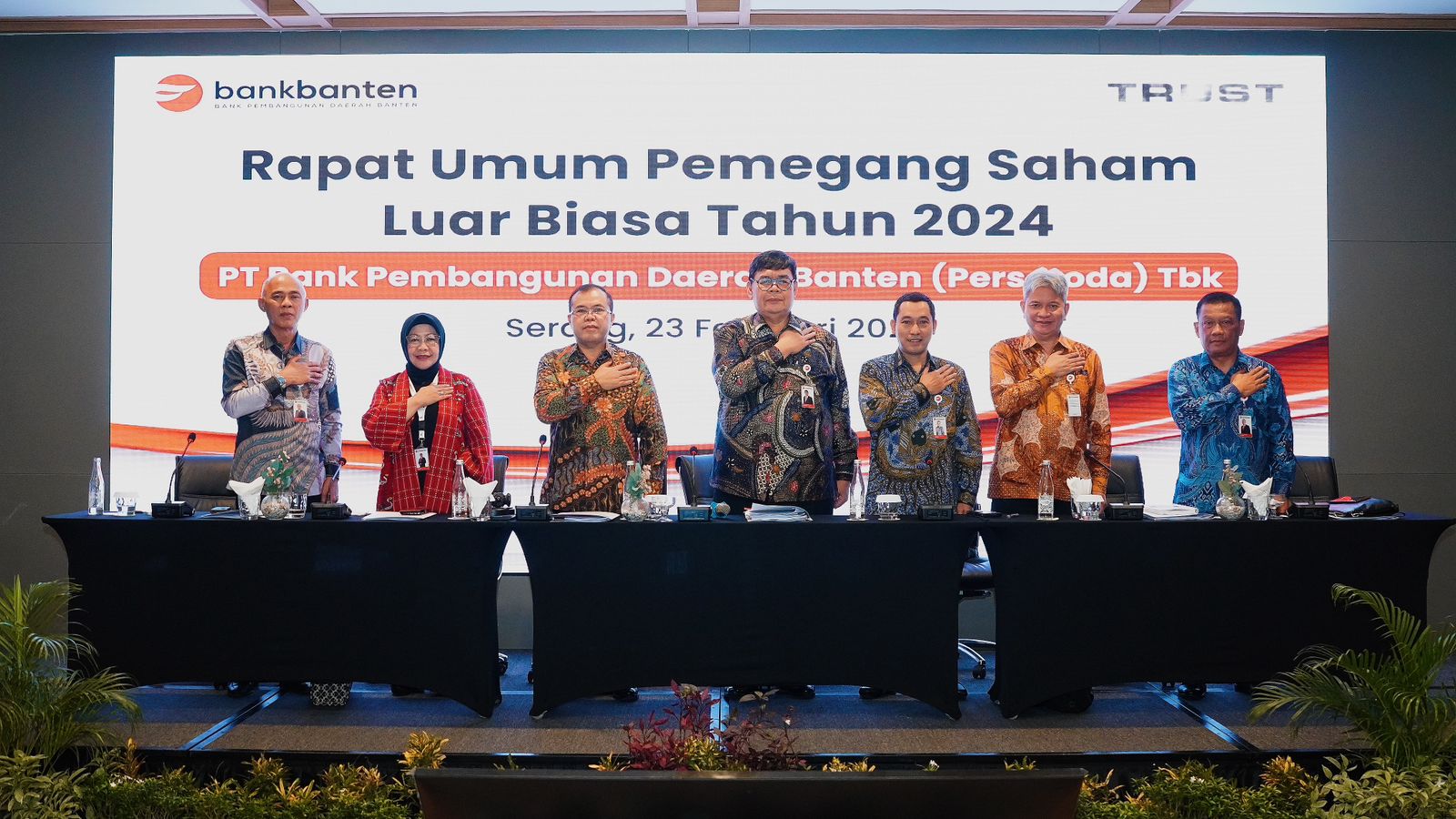 RUPSLB Bank Banten (BEKS) Sah Menjadi BUMD Provinsi Banten