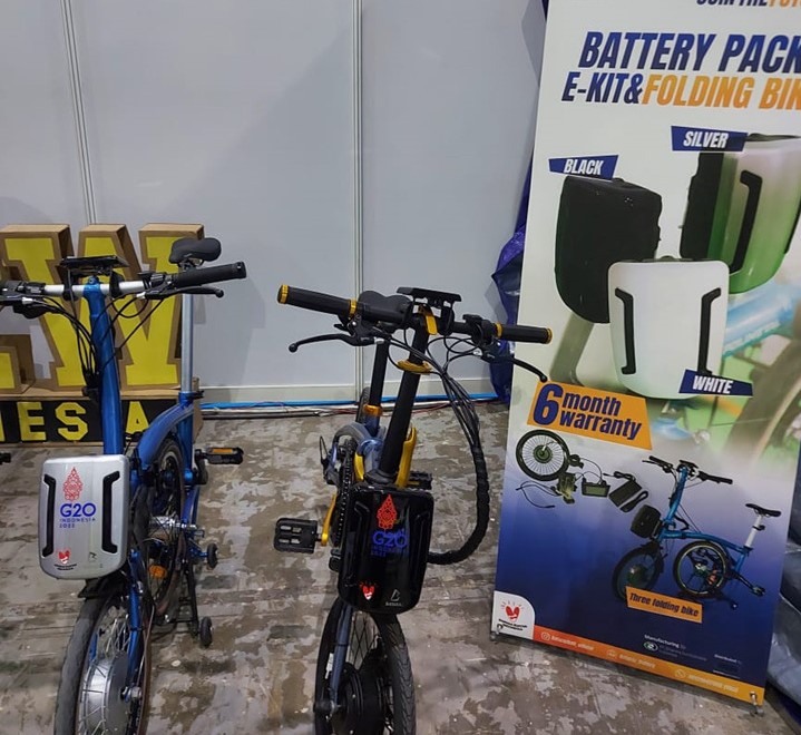 Produk Baterai dan Sepeda Listrik DRMA Curi Perhatian Pengunjung JCC