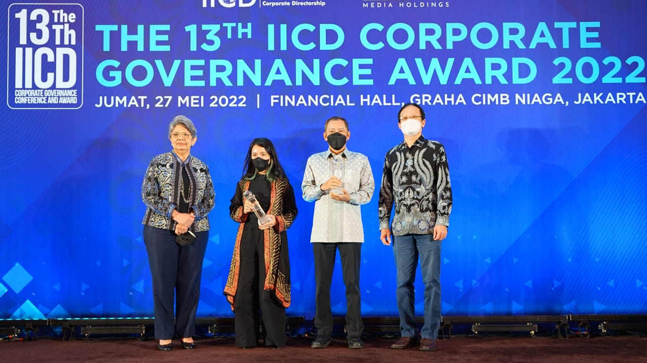 SIG Raih Best Right of Shareholders di Ajang 13th IICD Corporate Governance Award 2022