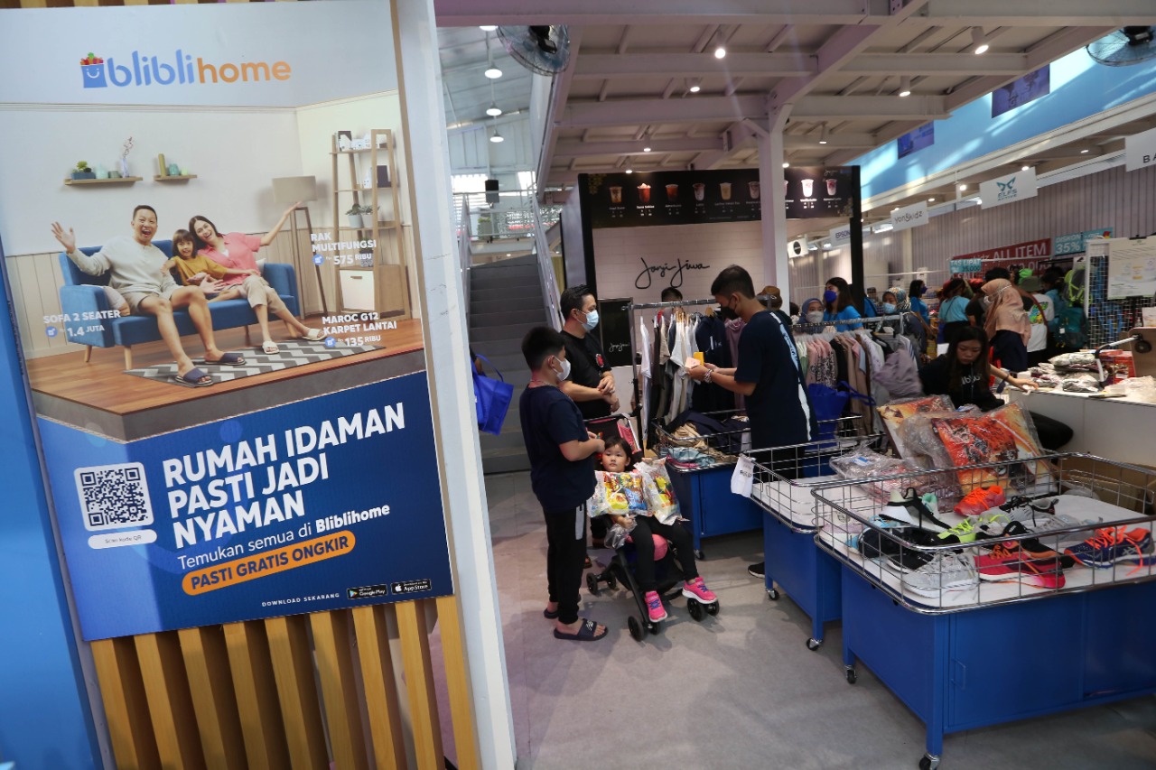 Ikuti Perubahan Perilaku Konsumen, Blibli Buka Booth Offline di Jakarta Fair 2022