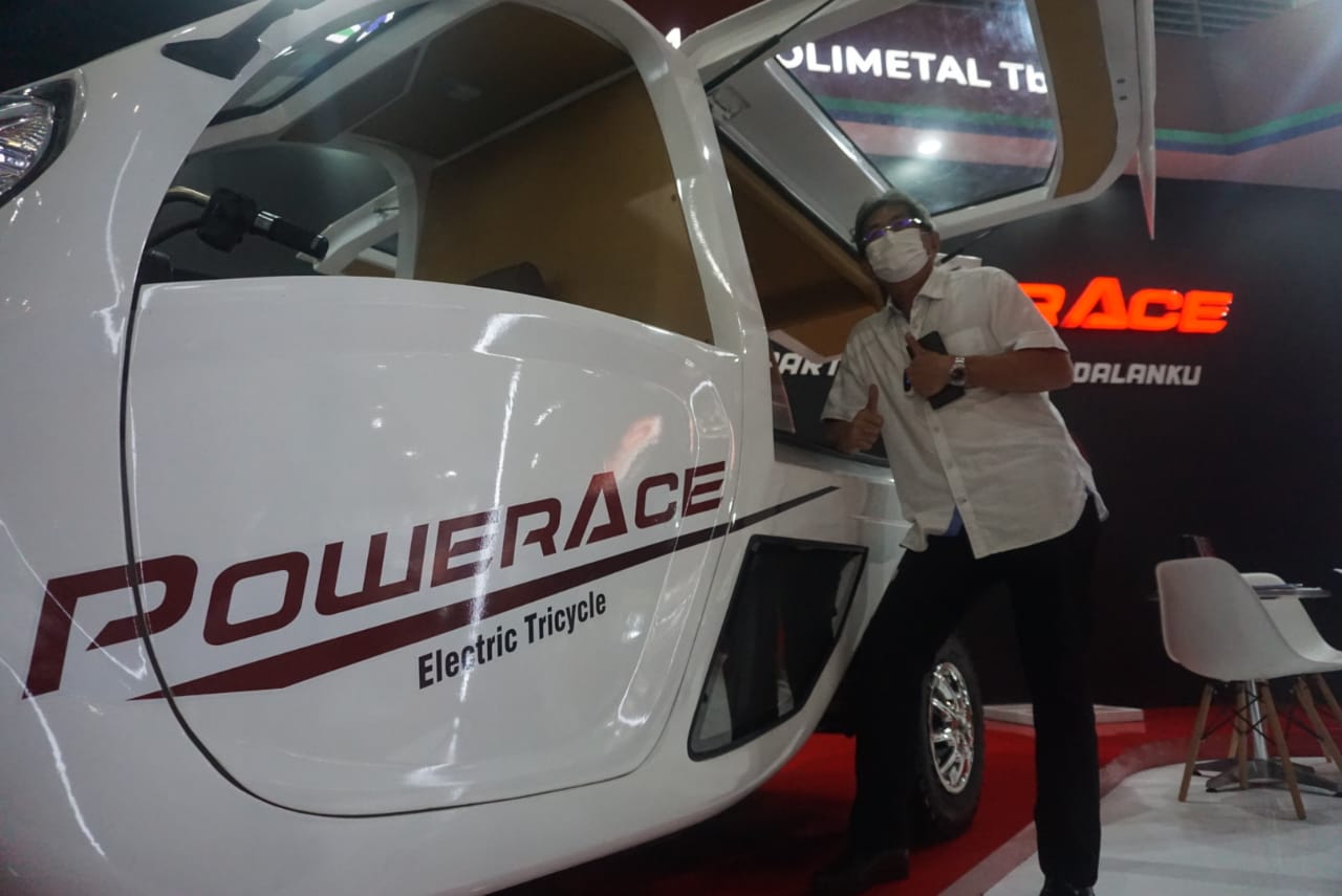 Dharma Polimetal (DRMA) Hadirkan Powerace EV di Jakarta Fair 2022
