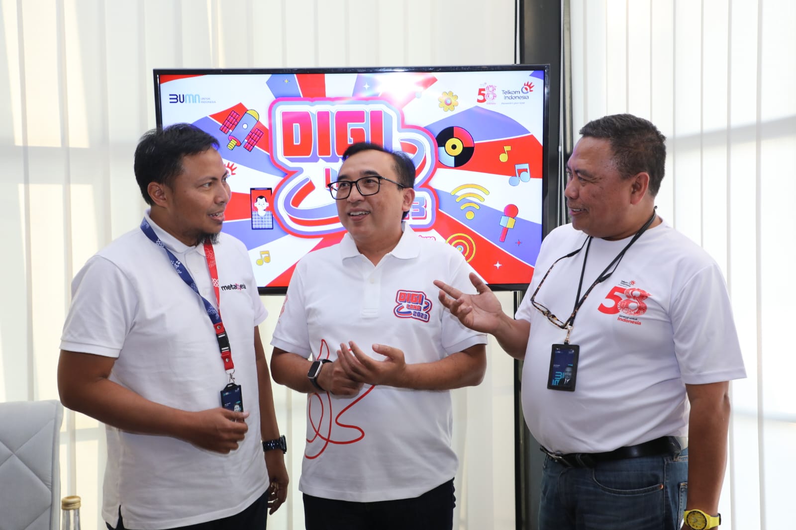 Sukses di Jakarta, Rangkaian HUT ke-58 Telkom Indonesia Gelar Digiland 2023 di Surabaya