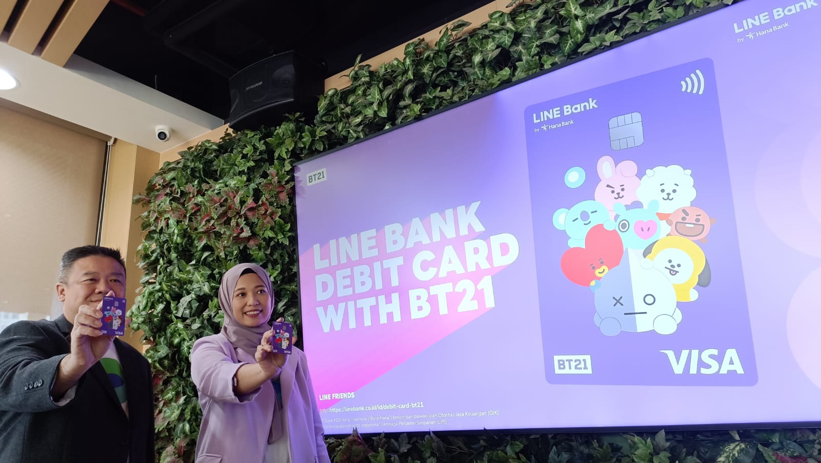 Pikat Gen-Z Sahabat Finansial, LINE Bank by Hana Bank Luncurkan Kartu Debit dengan BT21