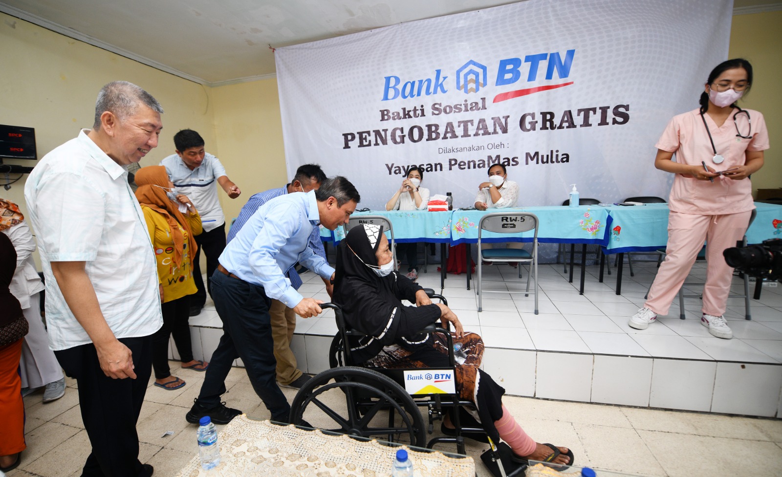 Bank BTN Bekerja Sama Dengan Yayasan Penamas Mulia Beri Pengobatan Gratis di Surabaya