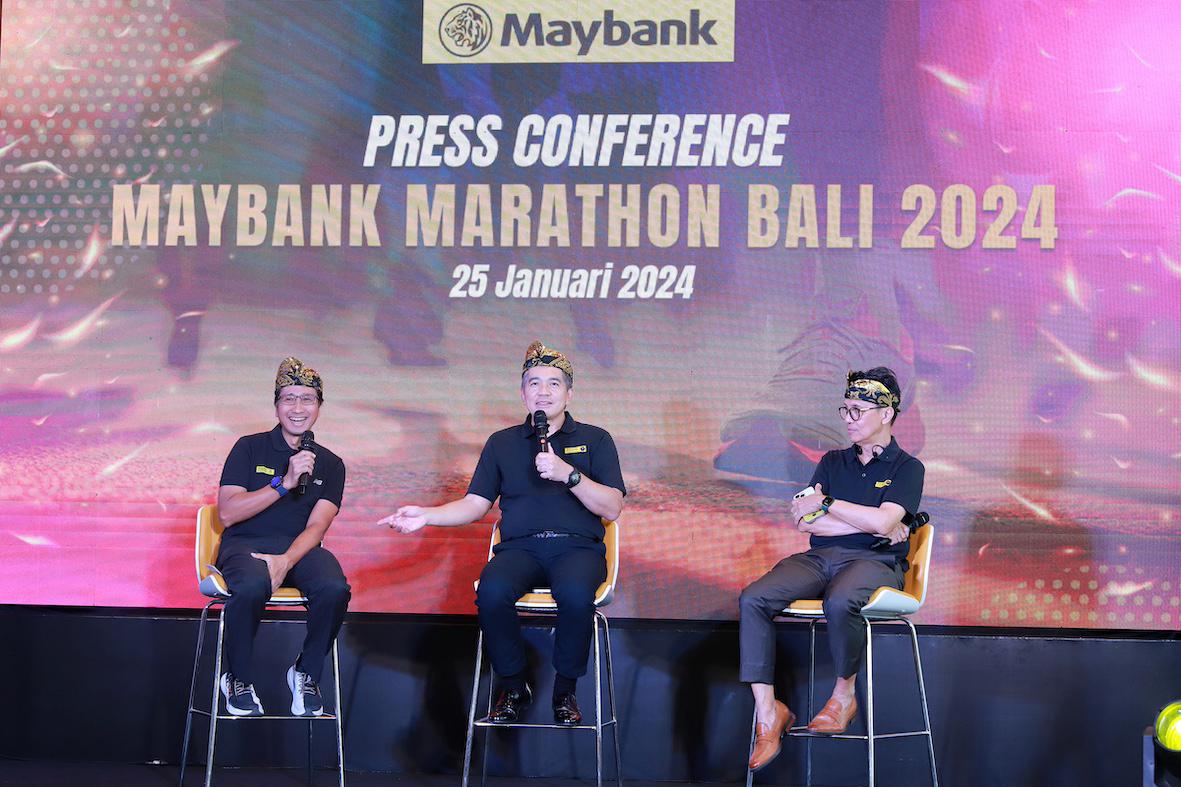 Maybank Indonesia Umumkan Ajang Elite Label Road Race Maybank Marathon 2024 di Bali