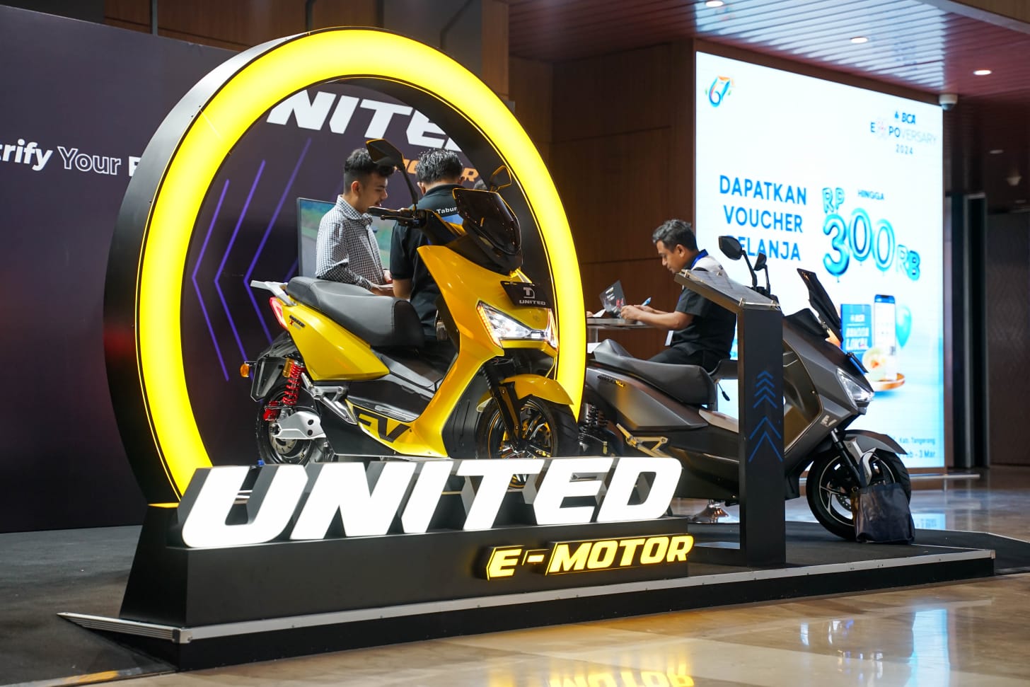 BCA Expoversary 2024, United E-Motor Tawarkan Promo Menarik